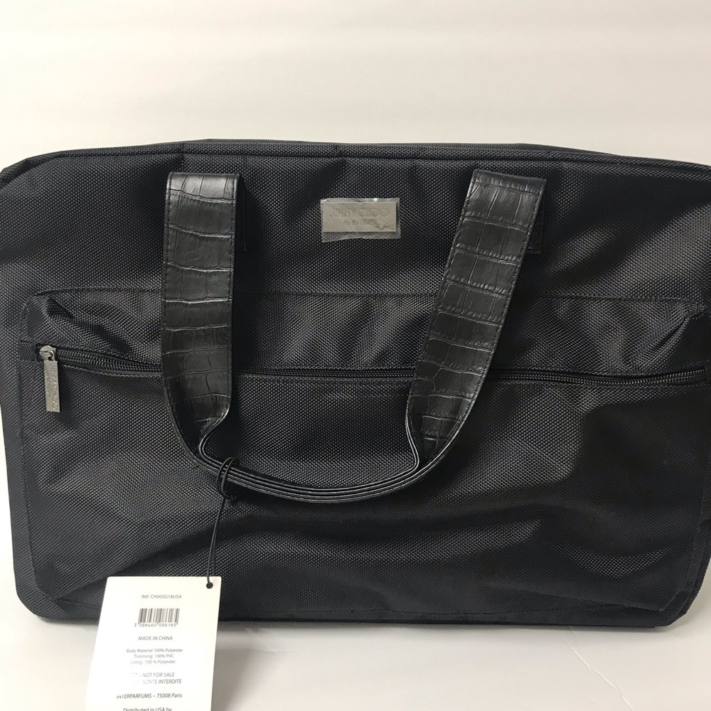 Jimmy Choo duffle bag for weekend travel
